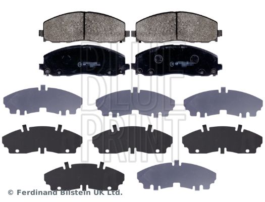 BLUE PRINT Piduriklotsi komplekt,ketaspidur ADA104268